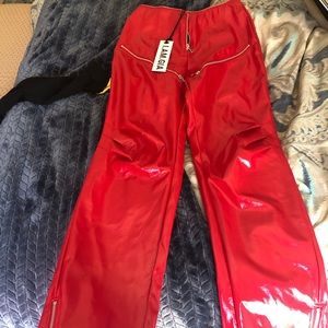 Red i am gia pants never worn